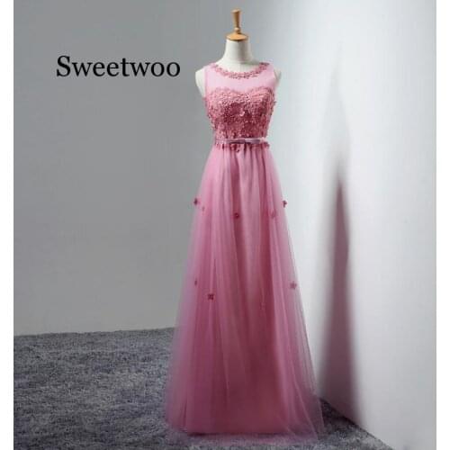 SWEETWOO 2020 ladies applique elegant party dress Vestido de novia
