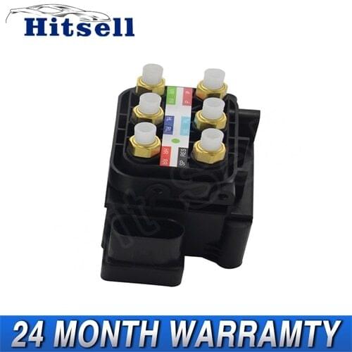 For Audi Q7 VW Tourareg Porsche Cayenne Paramera Jeep Grand Cherokee Air Suspension Air Pump Supply Solenoid Valve Block 4L06980
