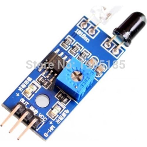 IR Infrared Obstacle Avoidance Sensor Module Smart Car Robot 3-wire Reflective Photoelectric New