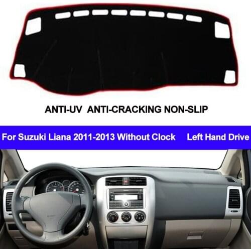Car Dashboard Cover Dashmat For Suzuki Liana 2011 2012 2013 Without Clock ANti-UV Auto Dash Mat Sun Shade Pad Carpet ANti-UV