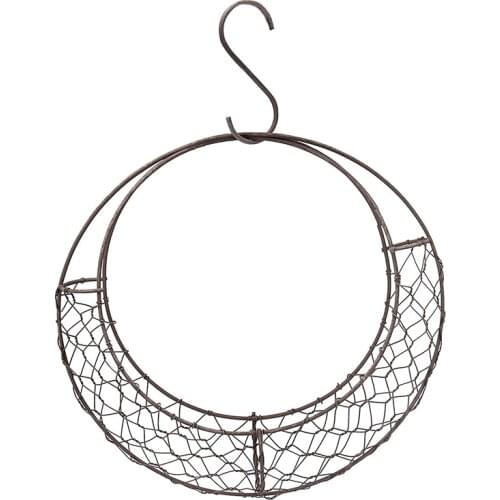 Creative Iron Hanging Basket Household Decorative Succulent Plants Flower Pots Container Tea Coffee Shop Window Props Ornaments