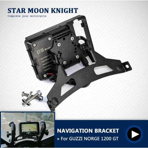 For GUZZI NORGE 1200 GT NORGE1200 GT GPS smart phone support Motorcycle Accessories GPS navigation bracket Supporter Holder