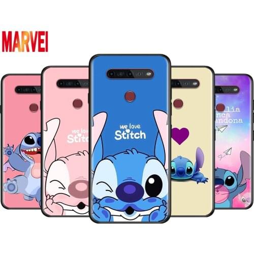 Lilo Stitch Disney For LG K92 K42 K22 K71 K61 K51S K41S K30 K20 2019 Q60 V60 V50 S V40 V30 G8S G8 X ThinQ Soft Phone Case