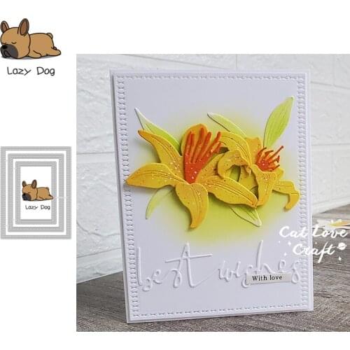 Frame Background Metal Cutting Dies Scrapbooking Stencil DIY Mold Knife Craft Embossing Die Cuts Card Making New Dies For 2021