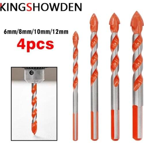 6-12mm Multifunctional Drill Bits Industrial-grade 6542 HSS Carbide Alloy Ultimate Drill Bit Ceramic Glass Punching Hole Working