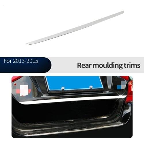 Stainless Steel Car Rear Tail Trunk Molding Cover Trim StickerFit For Nissan Altima Teana 2013-2018 Accessories