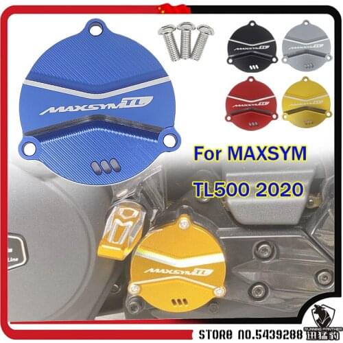 Motorcycle CNC Frame Hole Front Drive Shaft Cover Guard protector Frame Hole Cover For SYM MAXSYM TL 500 Maxsym TL500 tl500 2020