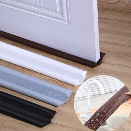 88CM Brown Door bottom sealing strip stopper Guard Wind Dust weather stripping burlete puerta casa soundproof Sealer Protector