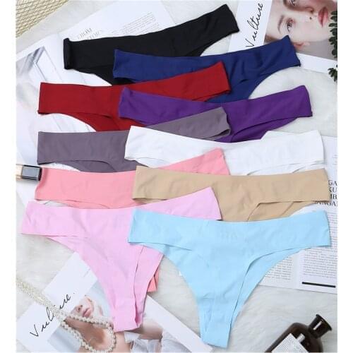 2019 new arrival 17 colors briefs panties for women cotton seamless panties woman Sexy lingerie women seamless panties