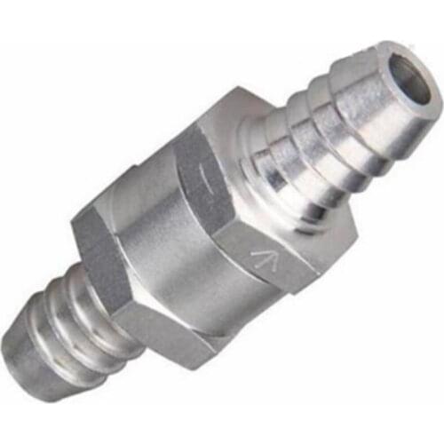 Aluminum Alloy One-way Fuel Pump Check Valve Gasoline Diesel Show Fluid Flow Direction Fuel Pump Check Valve