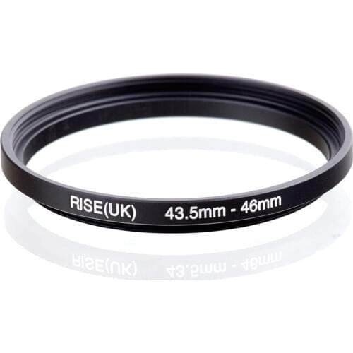 Original RISE(UK) 43.5mm-46mm 43.5-46mm 43.5 to 46 Step Up Ring Filter Adapter black