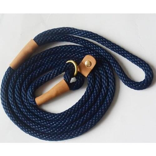 P Chain 6FT Dog Slip lead Collar pet Walking Leads Nylon Dog Mountain Climbing Rope puppy pet Traction For small Medium Dogs