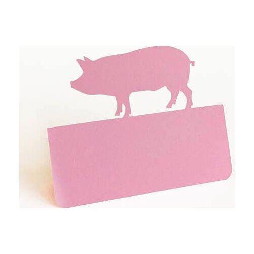 Custom color Pig farm wedding table place name Cards Seating Reception Escort Birthday baptism baby shower