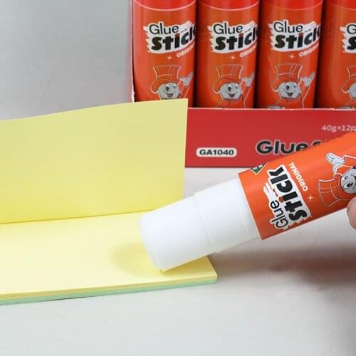 School Supplies Solid Glue High viscosity 12Pcs a pack GA1040 Solid Glue Stick for Adhesive Home Art Paper Card Photo Glue