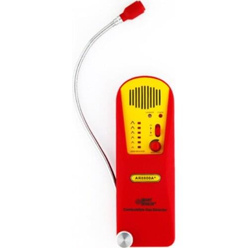 Smart Sensor AR8800A+ Combustible Gas Leak Detector Alarm, Exhaust and fuel Methane Propane Explosive 6 LED Alarm