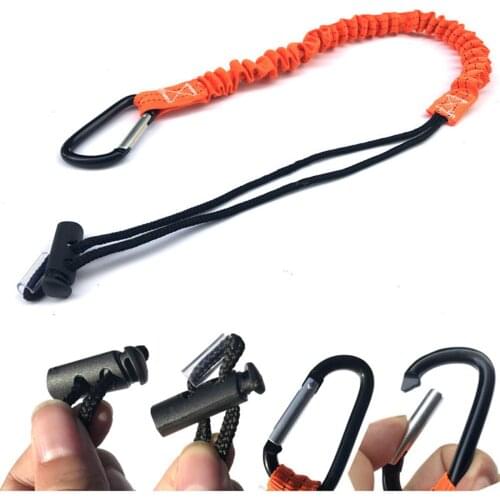 3.6ft 90KG Loading Capacity Super Strong Fast Buckle Safety Lanyard Safety Retractable Lanyards Harness Fall Protection Belt