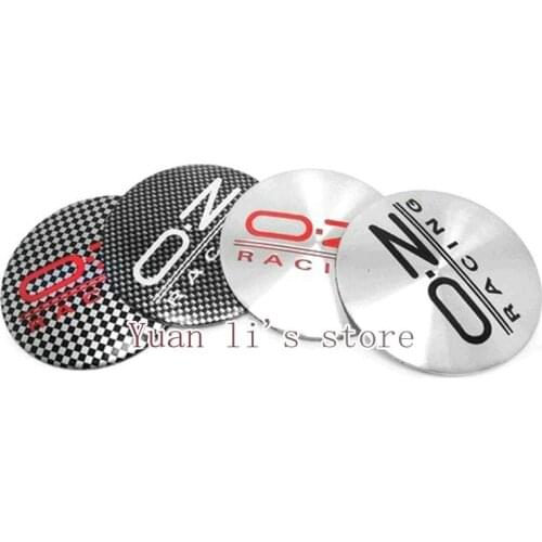 1 Set(1 Set=4pcs) 56mm OZ Racing logo Car Wheel Center Hub Cap sticker Badge emblem covers decal rim Dust-proof Car Styling