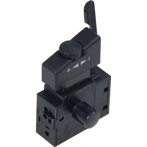 1PCS FA2-6/1BEK Black 6A 250V 5E4 Lock on Power Tool Electric Drill Speed Control Trigger Button Switch old style