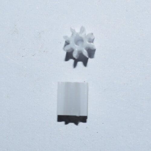 10/100pcs diameter 5mm / 1.5mm hole / 8 tooth 0.5 modulus plastic gear motor/ spur gear / toys accessories / DIY Toy 81.5A