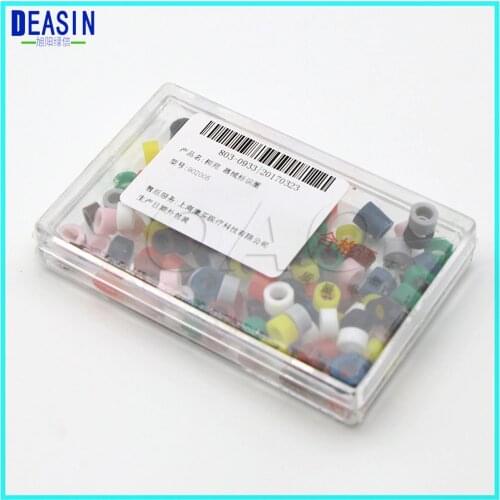 120pc/set Silicone Colorful Dental Instrument Code Rings Autoclavable Hygienist for Identification dental materials