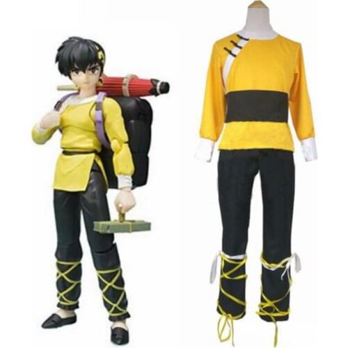 Anime Ranma Nibun-no-Ichi Hibiki Ryoga Cosplay Costumes Uniform Sets Christmas Halloween Men Suit