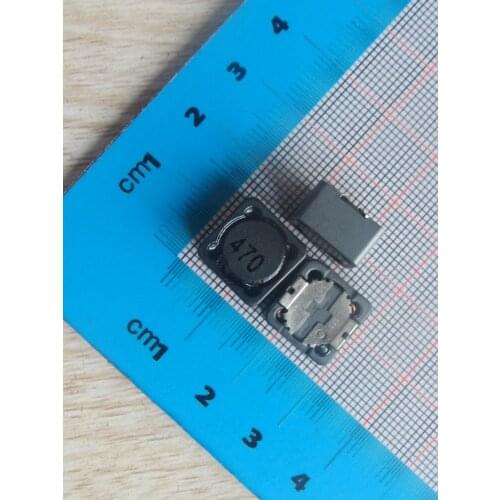 Free shipping 50pcs SMD shielded inductors power inductors 12*12*7MM 47uh power inductor 470 CDRH127R