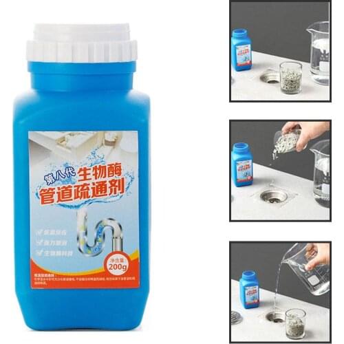 Biological Enzyme Strong Pipe Dredge Agent Dredging Agent Kitchen Sink Sewer Toilet cleaning Blockage Dredge Agent waste cleaner