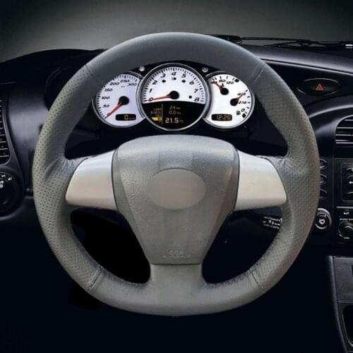 Black Artificial Leather Car Steering Wheel Cover for Toyota Corolla 2011-2013 RAV4 2011-2012 Toyota Verso EZ Avensis