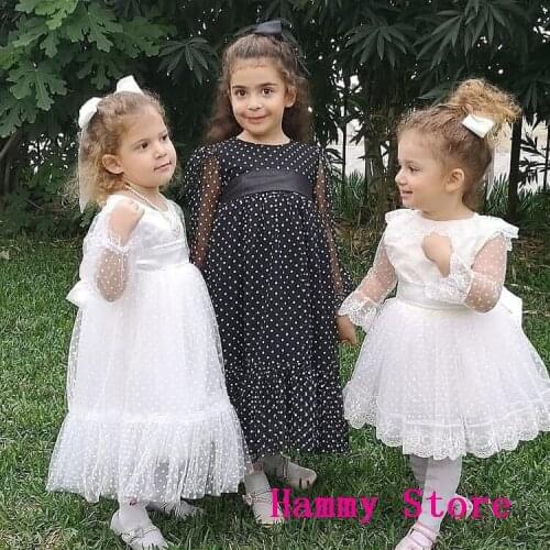Toddler girl glitz ball gown floral dresses pearls neck infant pageant baby 1 year birthday party gown