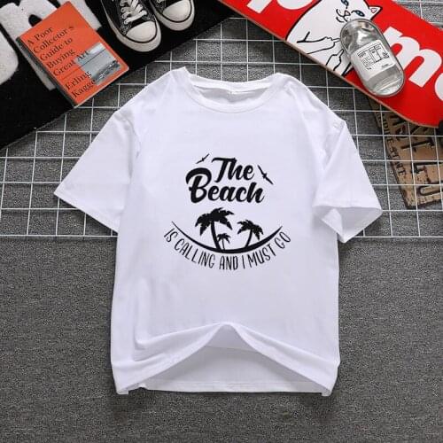 Travel Addict T Shirts women Fashion Soft Casual White T shirts Tops Women Stay Wild Letter print Funny graphic tees
