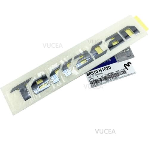 For Hyundai Terracan 2001 - 2006 (SILVER ) Emblem GENUINE Rear Trunk OEM 86310H1020 86310 H1020 86310-H1020