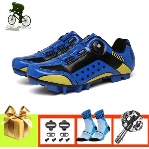 Cycling shoes women sapatilha ciclismo mtb SPD pedals cleats mountain bike shoes self-locking breathable self-locking sneakers