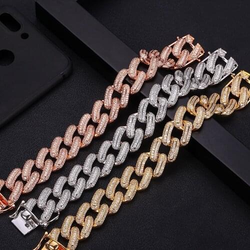 Janekelly Luxurious AAA Zircon Elements hemp rope shape bracelet men Bracelet Jewelry Made pulseras armband pulsera hombre