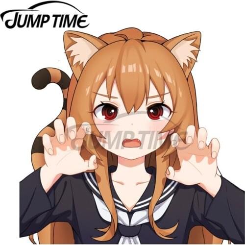 JumpTime 13 x 12.2cm Taiga Aisaka Toradora Graffiti Car Sticker Windows Decal Anime Graphics Fashion Vinyl Material Decoration
