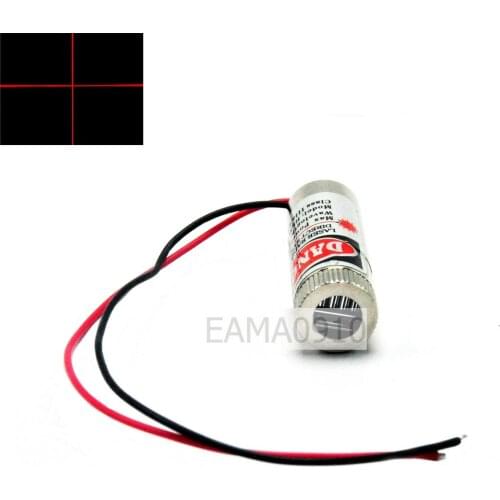 Red Laser Cross Focusable 650nm 5mW 3-5V Module Diode w/ driver Plastic Lens