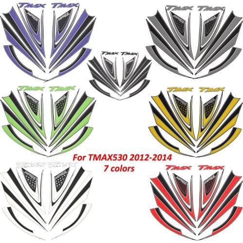 Motorcycle Gas Fuel Tank Traction Pad Anti Side Slip Protector For YAMAHA TMAX530 2012-2014