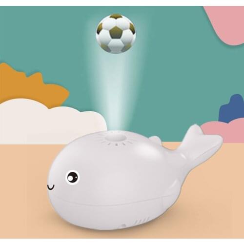 Suspended Ball Fan Mini Desk Fan USB Charging Wireless Suspended Ball Cute Whale Fan Toy Toy For Kids Gift