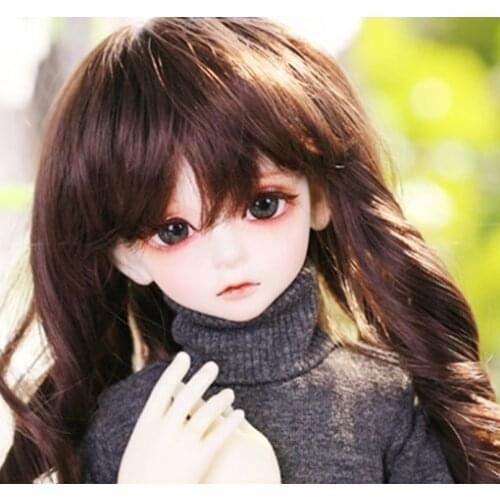 Full Set 1/4 BJD Doll BORY Girl Turtleneck Sweater Gentle Top Quality Joint Doll Birthday Gift Adult Toy Accessories Best Resin
