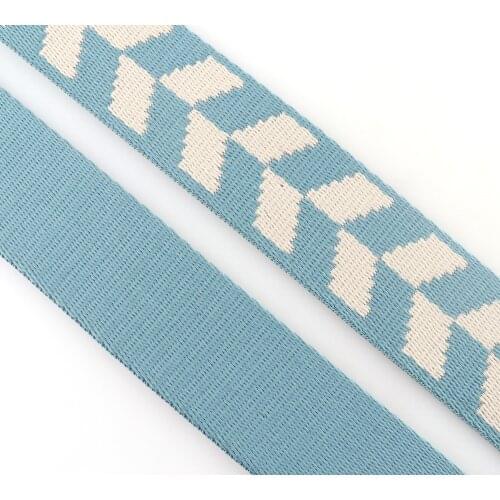 Strap Jacquard Webbing Cotton Heavy Weight Webbing Dog Collar Nylon Polyester Webbing Fabric Belt DIY Key Fob Purse Strap Handle