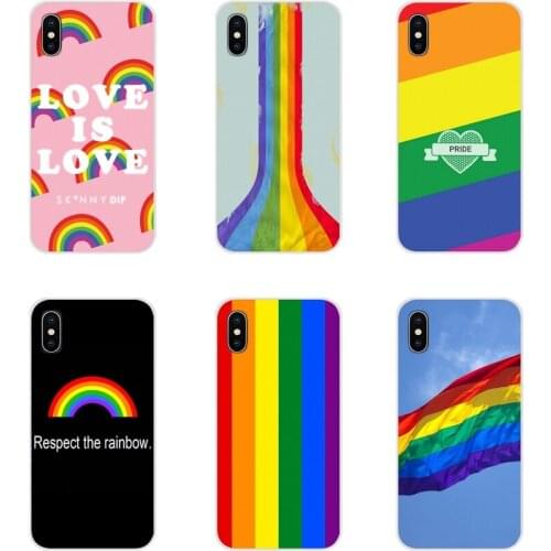 Silicone Phone Skin Cover For Samsung A10 A30 A40 A50 A60 A70 Galaxy S2 Note 2 3 Grand Core Prime Lesbian LGBT Rainbow Pride ART