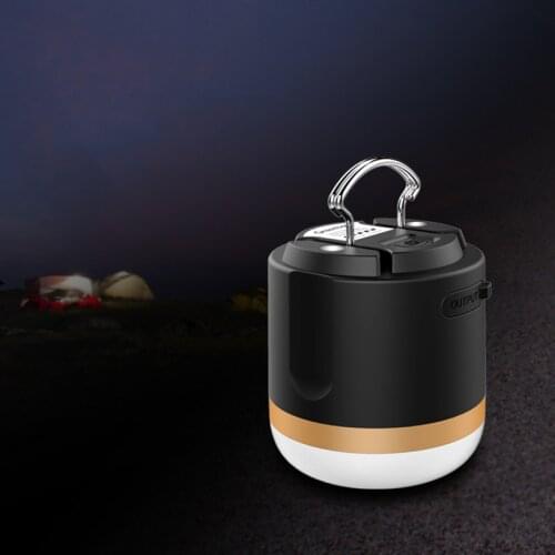 LED Waterproof Multi-functional Campground Mobile Power Emergency Lighting Flashlight Super Bright Outdoor Tent Camping Lamp