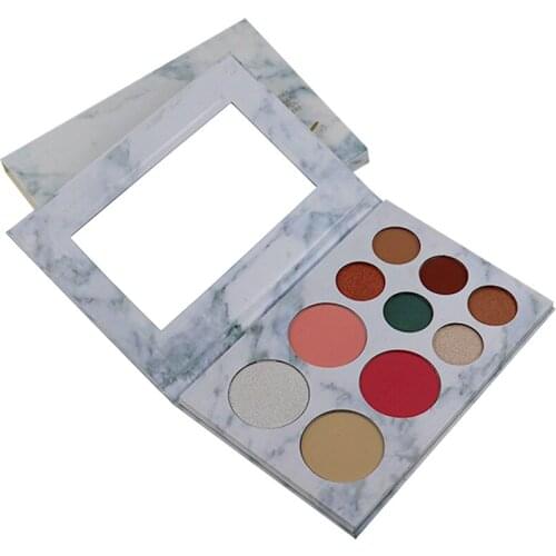 Eye Shadow Blush Pressed Powder Beauty Glazed Combination Packages Private Label Makeup Palette