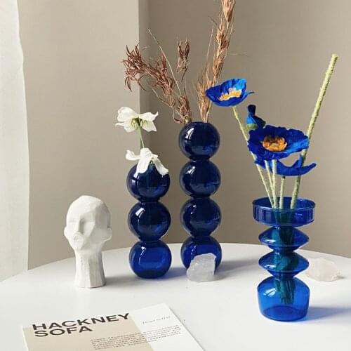 Vase Modern Home Decore Terrarium Decor Glass Vase Living Room Decoration Flower Pot Hydroponic Flower Arrangement Ornaments