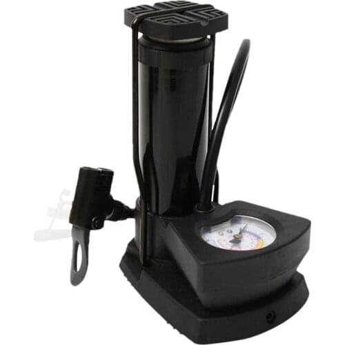 Mini Bike Pump Foot Pump Road Portable Air Bicycle Pump Compressor MTB Pedal Tire Inflator Repair Pressure Gauge Cycling Pipe