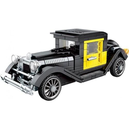 Famous Racing Car Sports Super Vehicle 1929 Supercars Model Buildign Blocks Kit Bricks Classic Toys For Children Gift