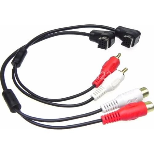 1pcs/lot High Quality Car Audio CD/DVD Dedicated Audio Input Line AUX Line P01P99 Cable electronic AUX cable