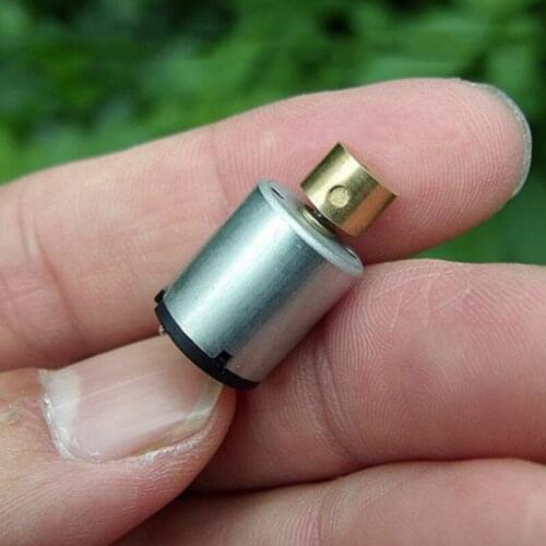 12mm DC 1.5V~3V Micro Mini Cylinder Vibration Vibrator Motor Cylindrical Copper Eccentric wheel DIY Toy Hobby Massager Model