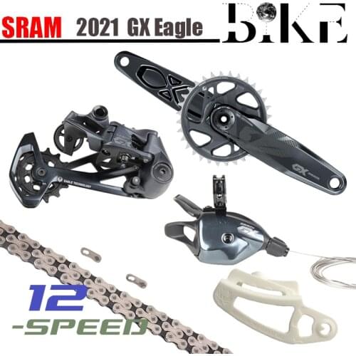 2021 SRAM GX EAGLE 1X12 12 Speed Bicycle Groupset Kit Groupset Rear Derailluer Shifter Trigger Lever Chain Without K7 Cassette