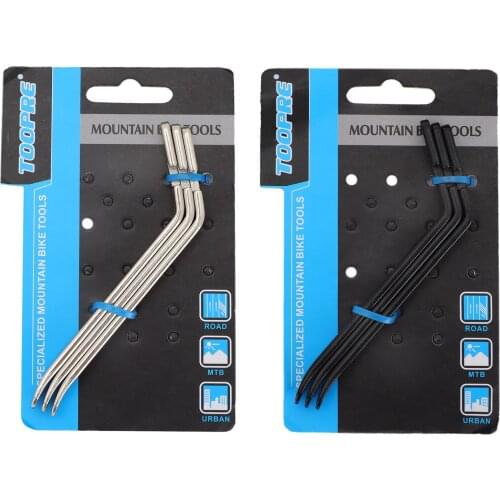TOOPRE 3pcs Cycling Tire Lever Pry Up Tool MTB Road Bicycle Pry Bar Stainless Steel Bike Tyre Remover Repair Tools Bike Parts