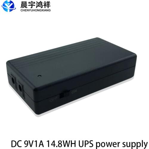 9V1A 14.8W UPS Uninterrupted Backup Power Supply Mini Battery For Camera Router Drop Ship